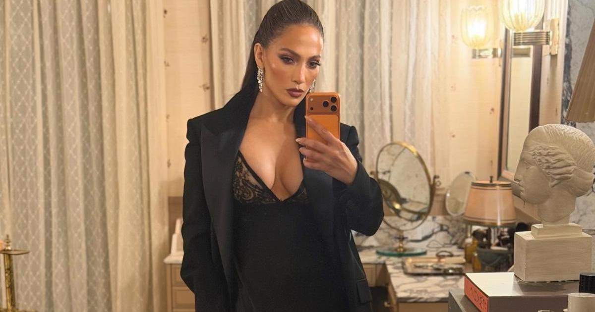 Jennifer Lopez nails fully sheer nude TTSWTRS catsuit at Prime Video Fest