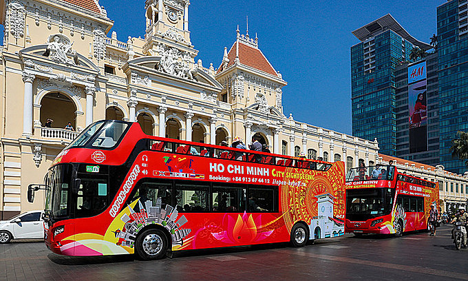 Ho Chi Minh City to add new open-top double-decker sightseeing bus route