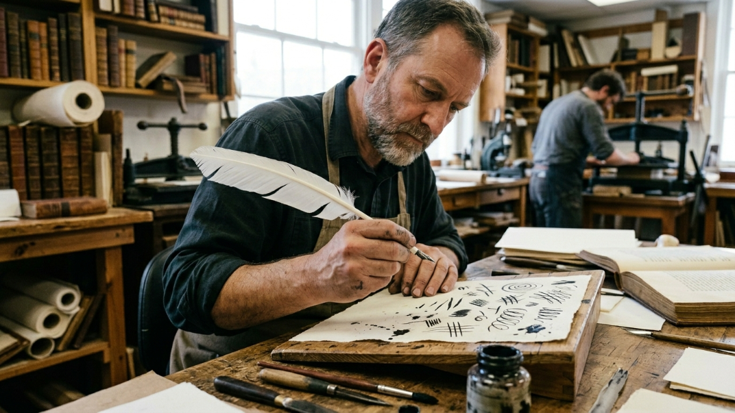 Quill pens changed Western writing forever