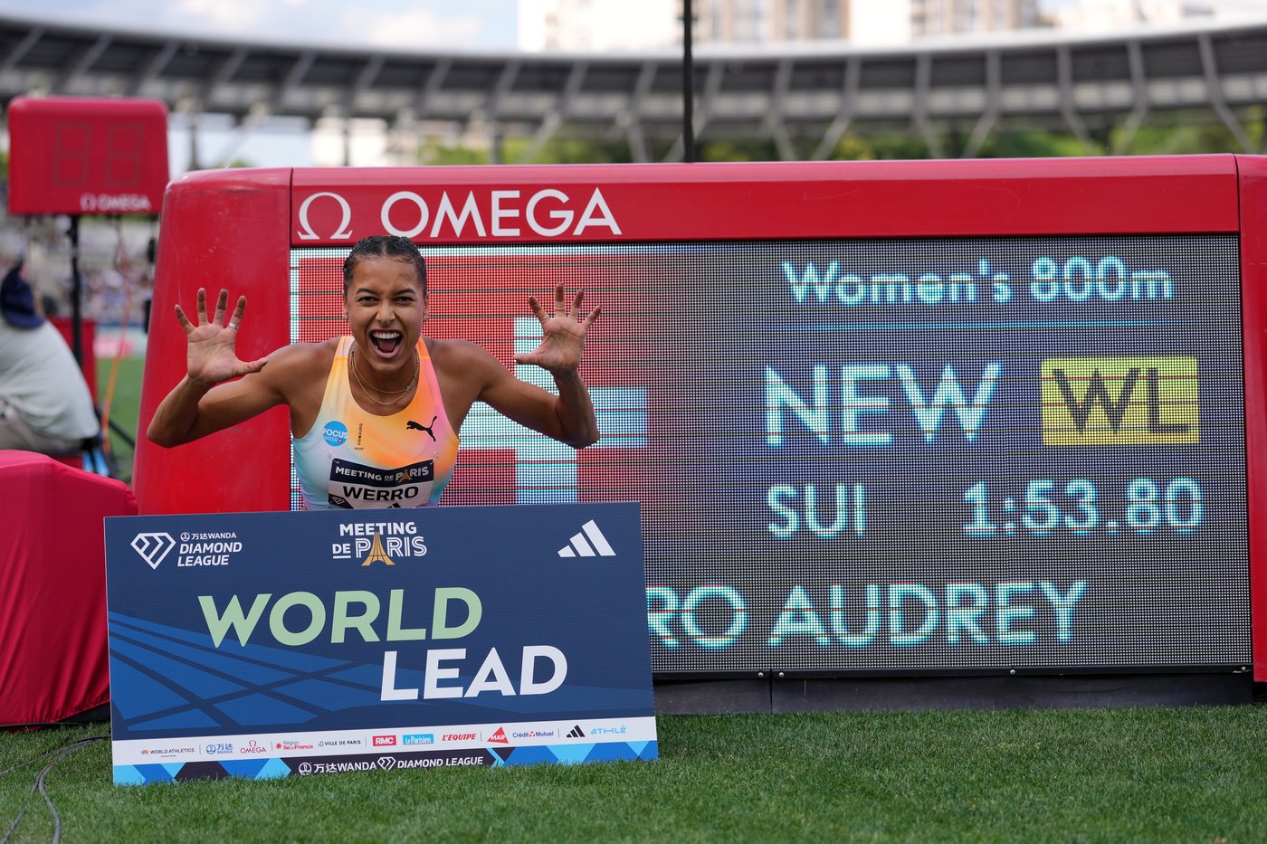 Track star Audrey Werro edges closer in duel with Keely Hodgkinson to ...
