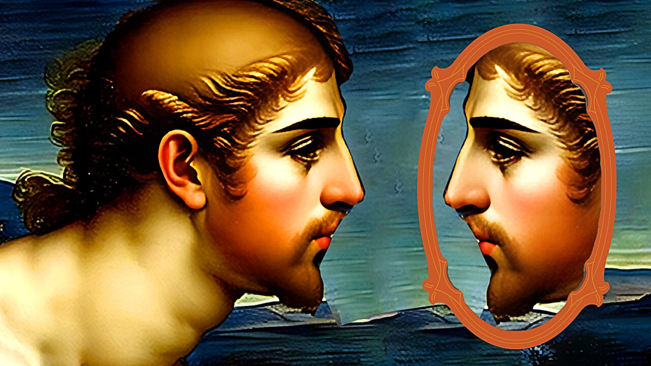 El hombre que se enamoró de su reflejo: su historia fascinante