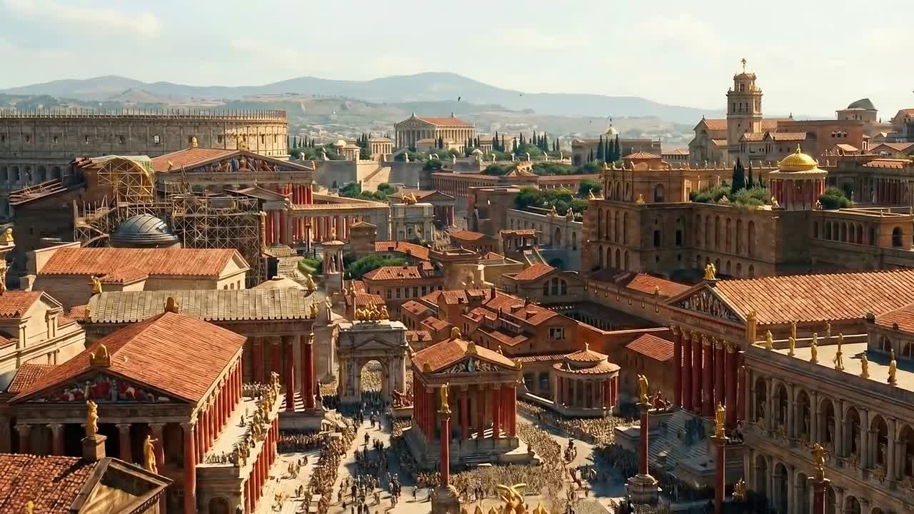 Rome after the Western Roman Empire fell: Public games and empty districts
