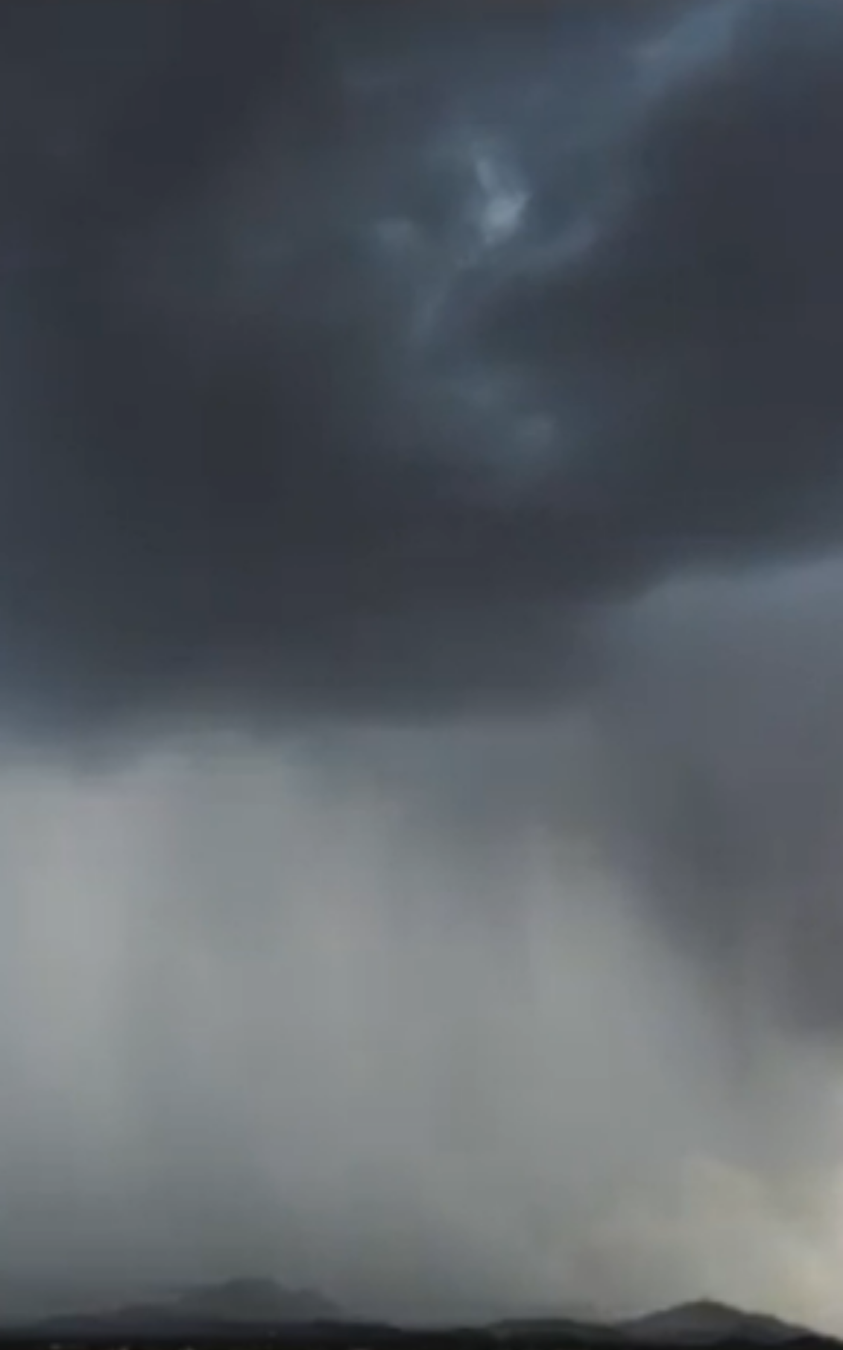 Microburst over Tucson: Time-lapse of an extreme weather phenomenon