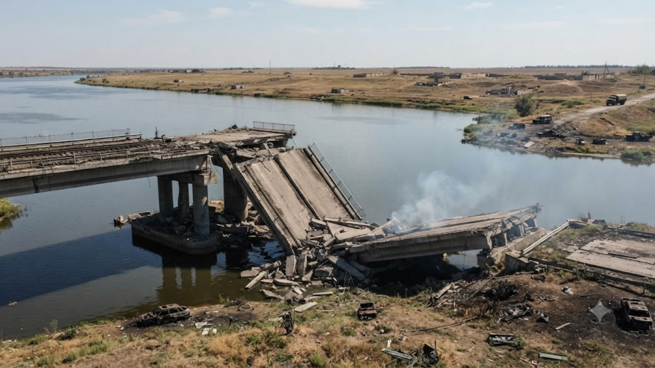 Ukraine destroys three bridges, disrupts Russia's supply route to Crimea