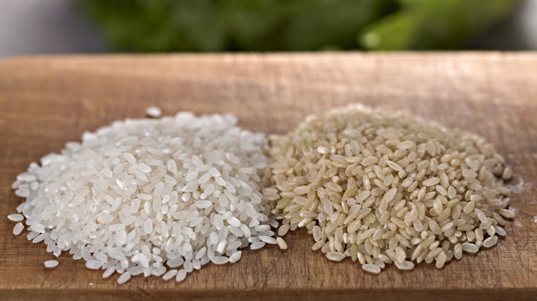The difference between white and brown rice is easily explained by science