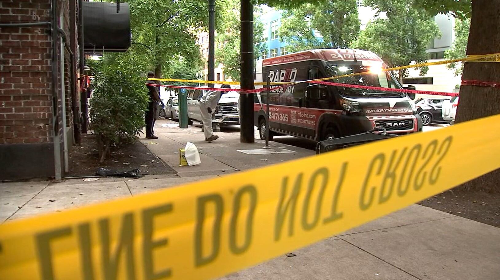 1 hospitalized after stabbing in downtown Portland