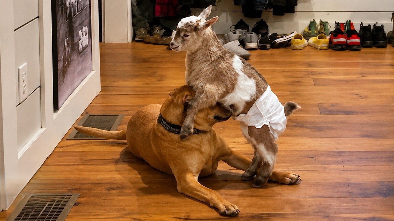 Frozen baby goat was given no chance - until one family refused to give ...