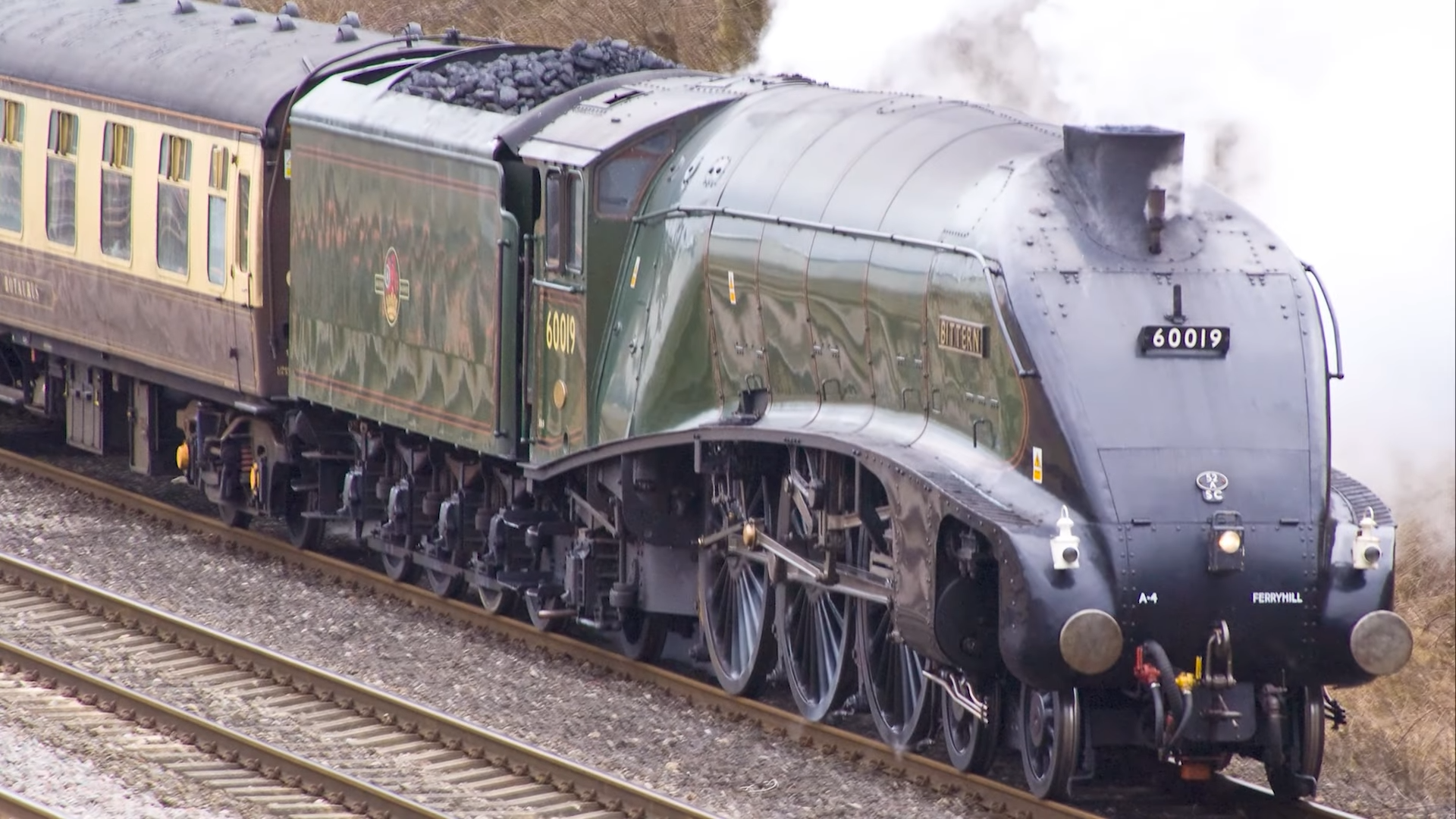 This steam train hit 126 mph - and no one has beaten it since