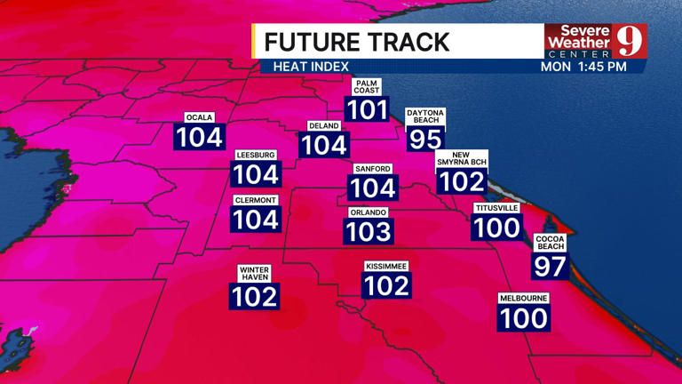 Heat advisory issued for Central Florida as temperatures soar