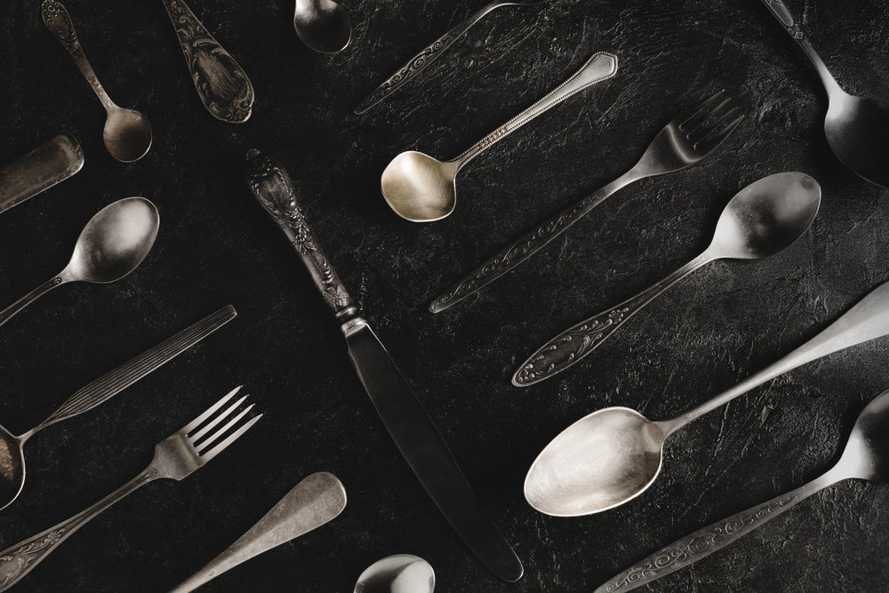 Signs that old family silverware might actually be sterling