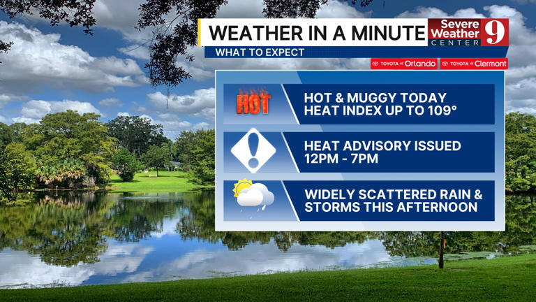 Heat advisory issued for Central Florida as temperatures soar
