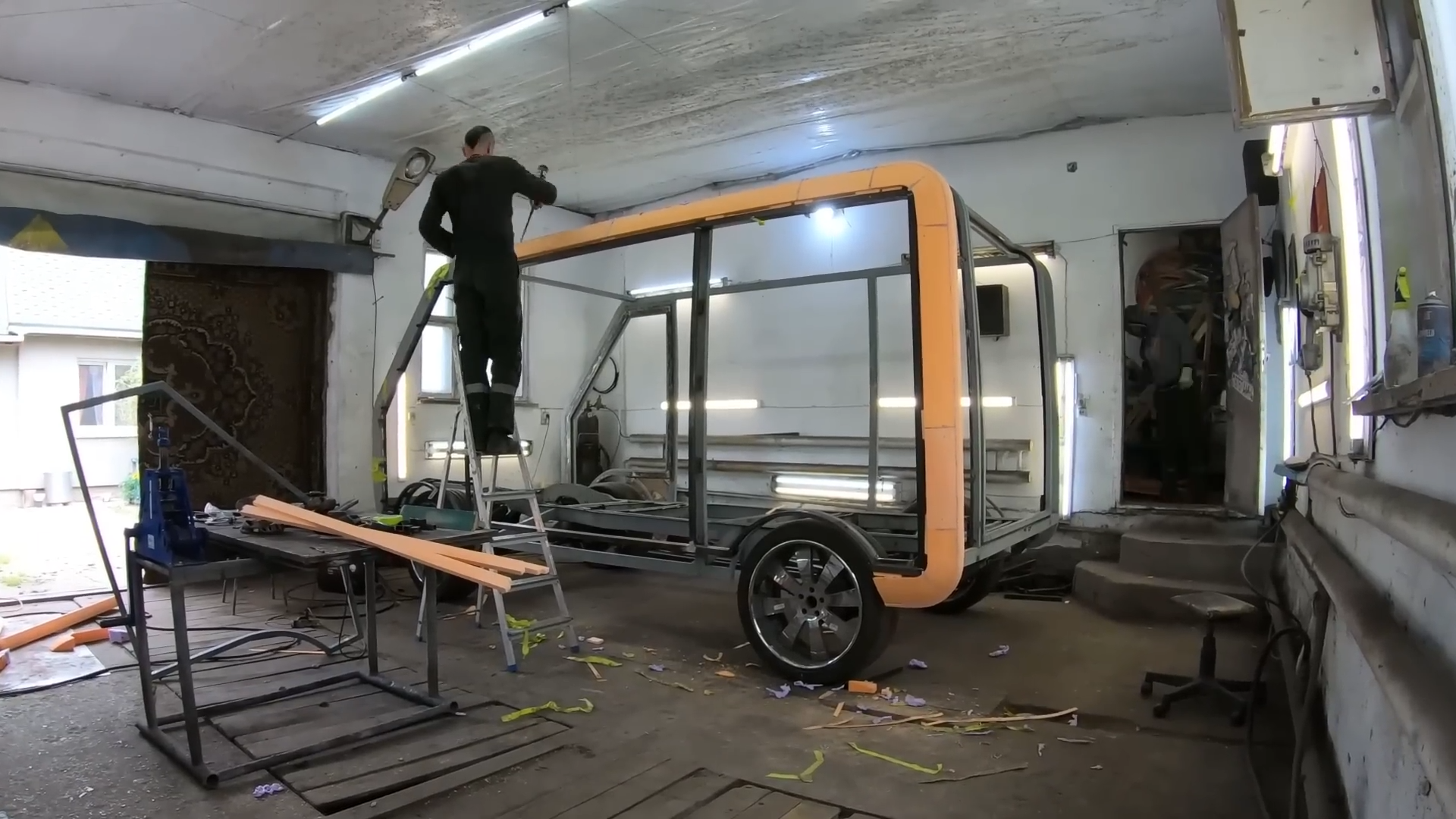 Can advanced precision machinery construct a futuristic vehicle?