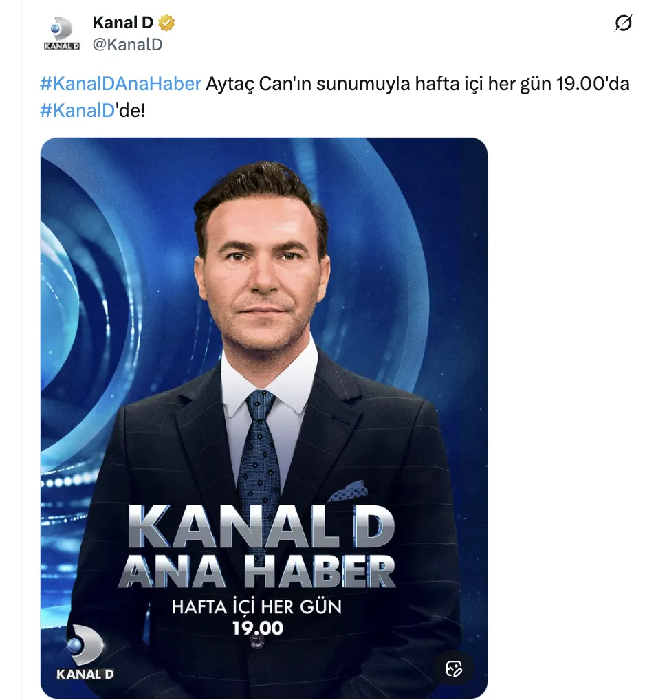 Kanal D ana haber sunucusu Deniz Bayramoğlu’nun işine son verildi