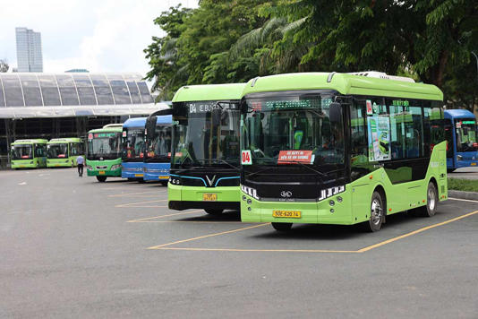 Trung tâm xe buýt Sài Gòn được chỉnh trang với diện mạo khang trang trước thời điểm miễn phí vé từ ngày 1.7. Ảnh: Như Quỳnh