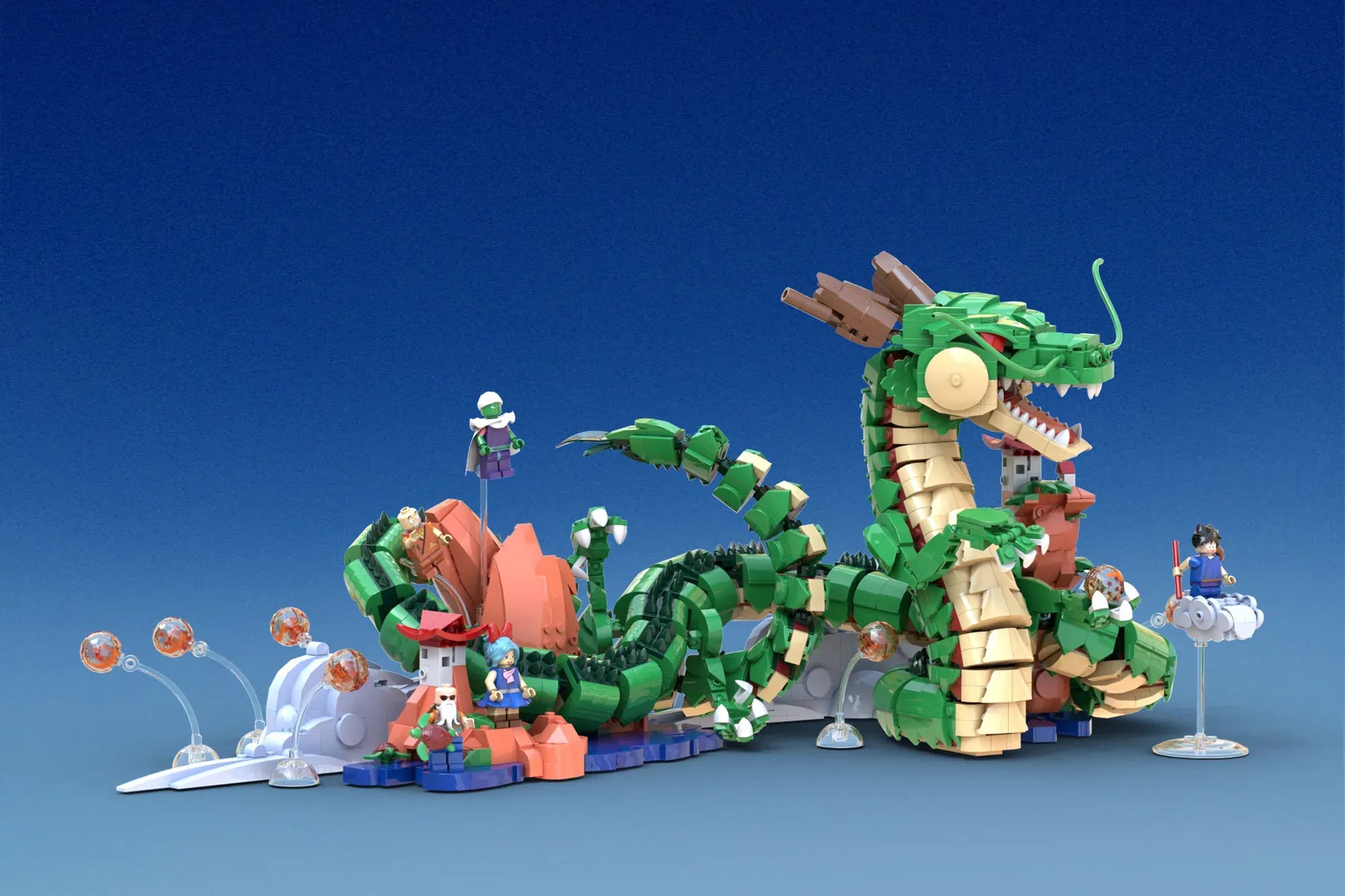 First-ever Dragon Ball LEGO set leaks: a $200 Shenron diorama with baby ...