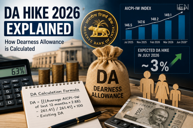 DA hike formula explained: How the government calculates dearness ...