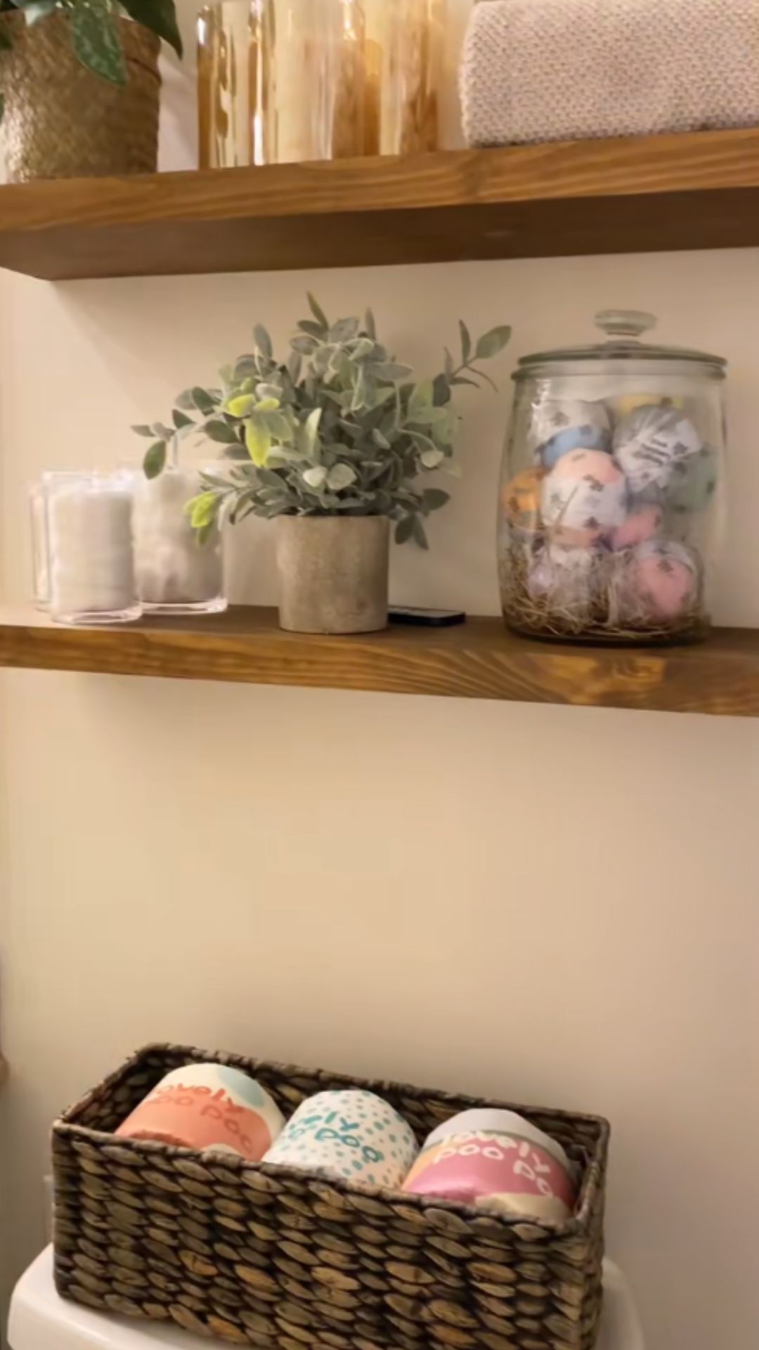 Kids bathroom restock ASMR organization satisfying routine