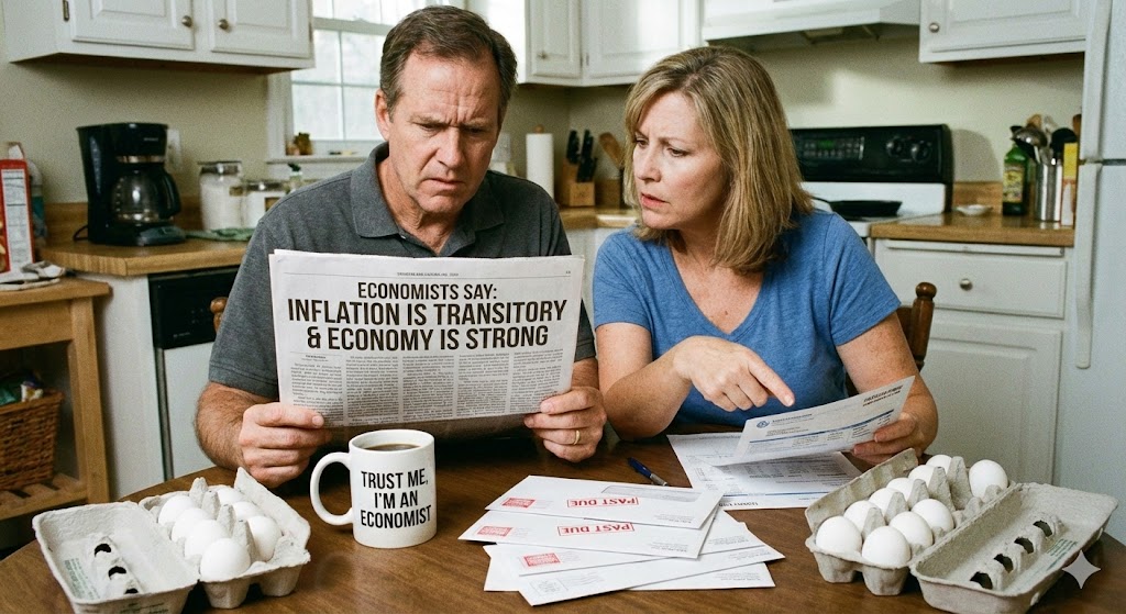 The economists are lying to us while our bills go up