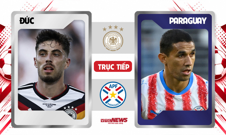 Trực tiếp bóng đá Đức vs Paraguay 3h30 ngày 30/6, kết quả tỷ số mới nhất
