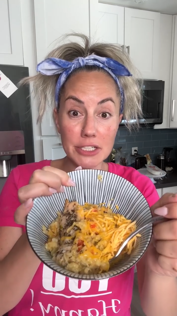 This cheesy crockpot chicken and rice is the ultimate comfort meal