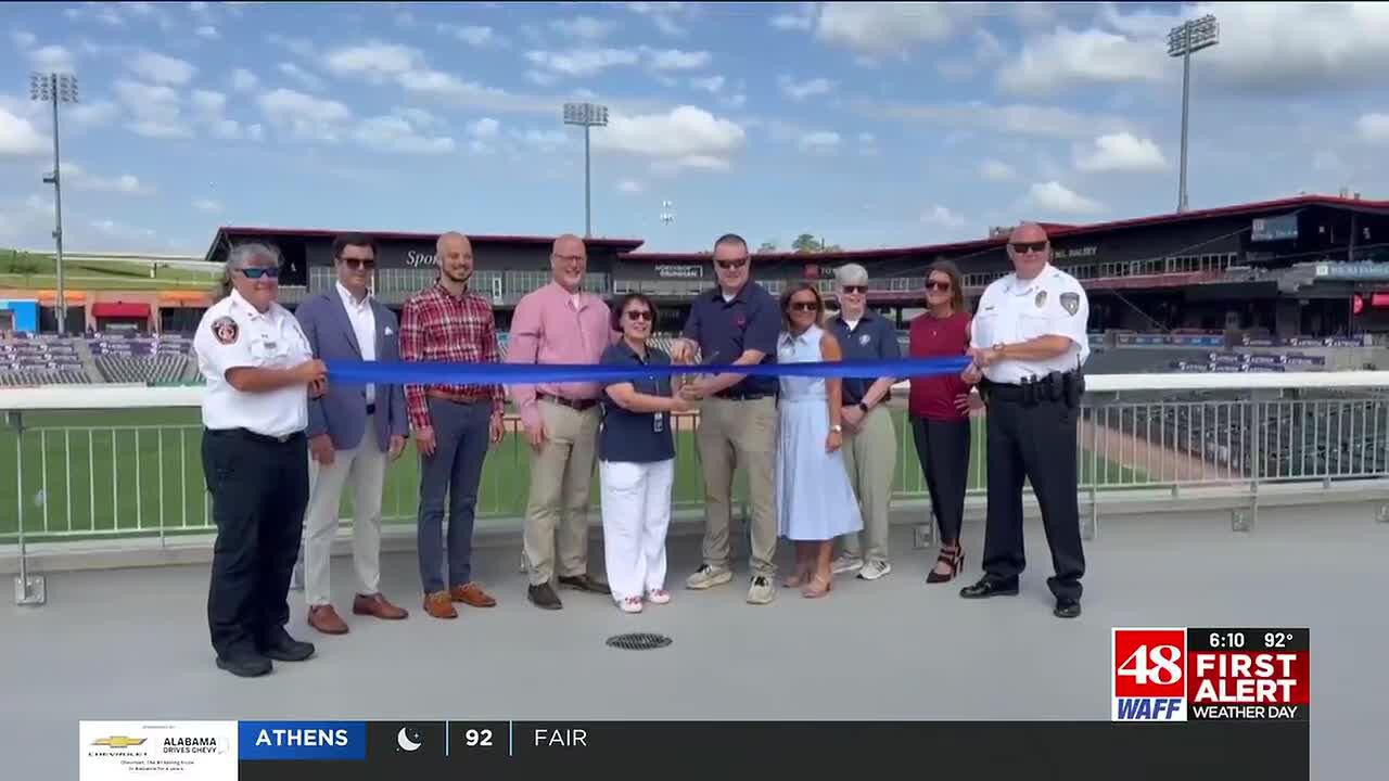 Ribbon cut on new Toyota Field clubhouse designed for female umpires ...