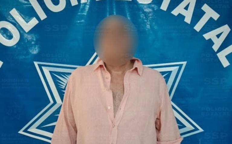 Hombre es detenido por golpear brutalmente a su joven pareja en plena ...