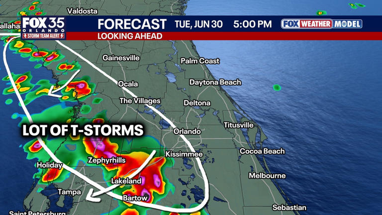 Live radar: Typical July weather expected across Central Florida, with ...