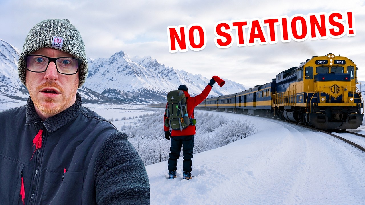 Riding Alaska’s train that stops on request