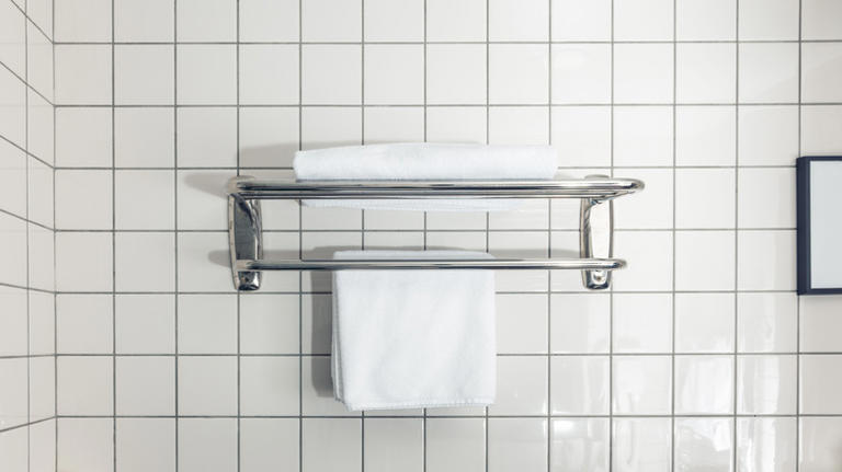 Ditch the towel rack: A clever, more unique way to hang bathroom towels