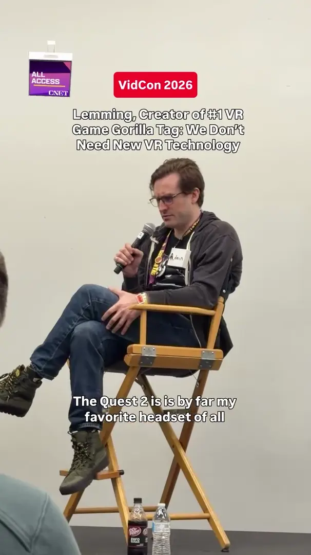 VidCon 2026: Lemming, creator of #1 VR game Gorilla Tag: We don't need ...