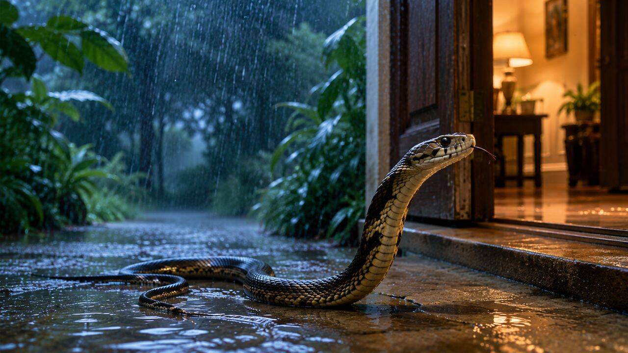 Why snakes come out during rains and enter homes: The real reason may ...