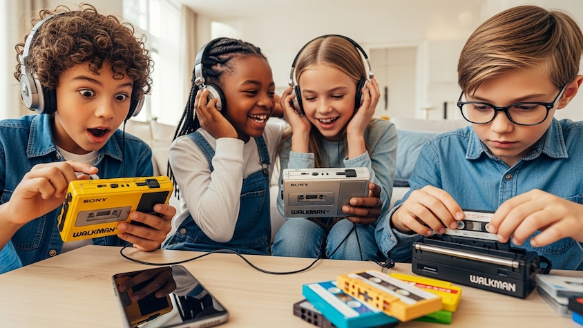 スマホを禁止したら子どもたちが「ウォークマン」に熱狂?