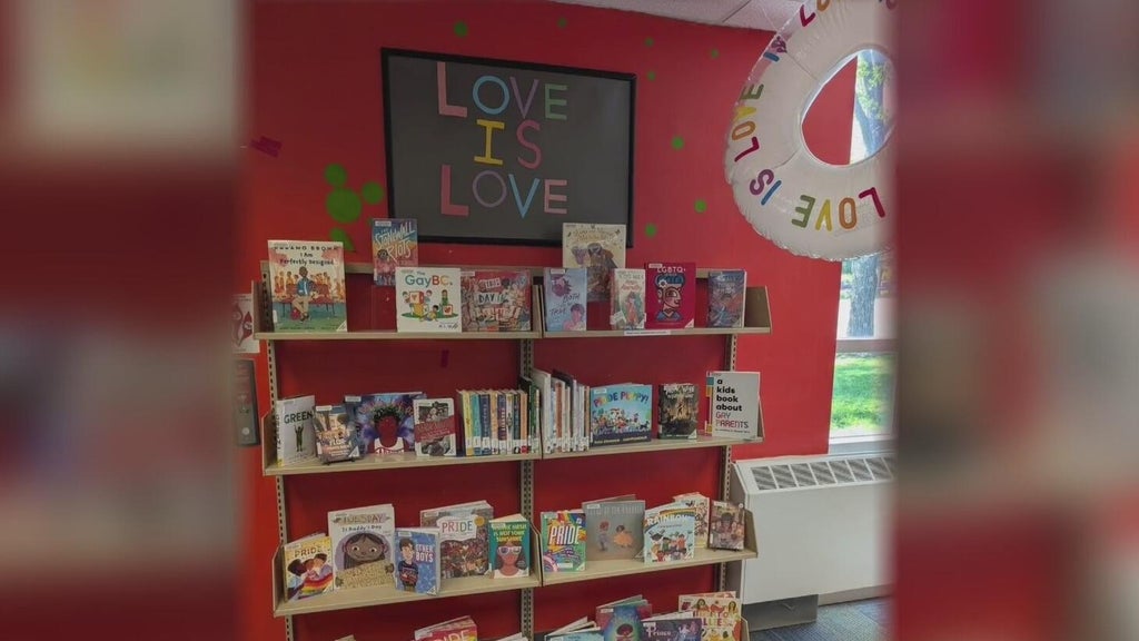 Pride display in children's section of Monroeville Public Library at ...