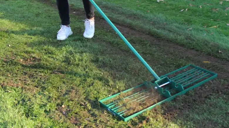 Build a DIY lawn leveling rake on a budget
