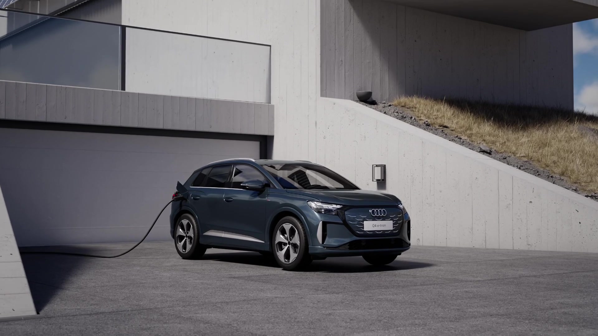 Audi Q4 e-tron – Bidirectional charging – Animation