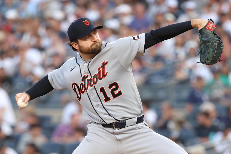 Casey Mize matches career high with 10 strikeouts as Tigers beat sloppy ...