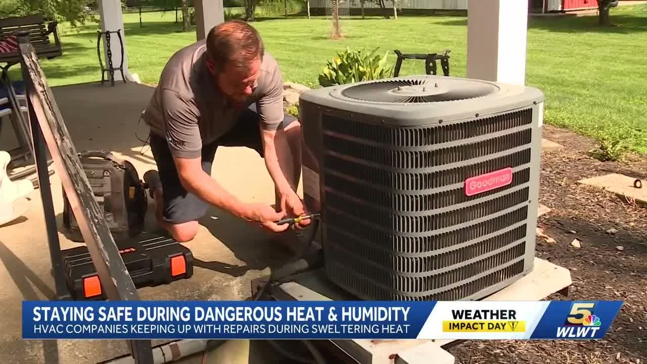 AC unit breakdown warning as heat surges in Cincinnati