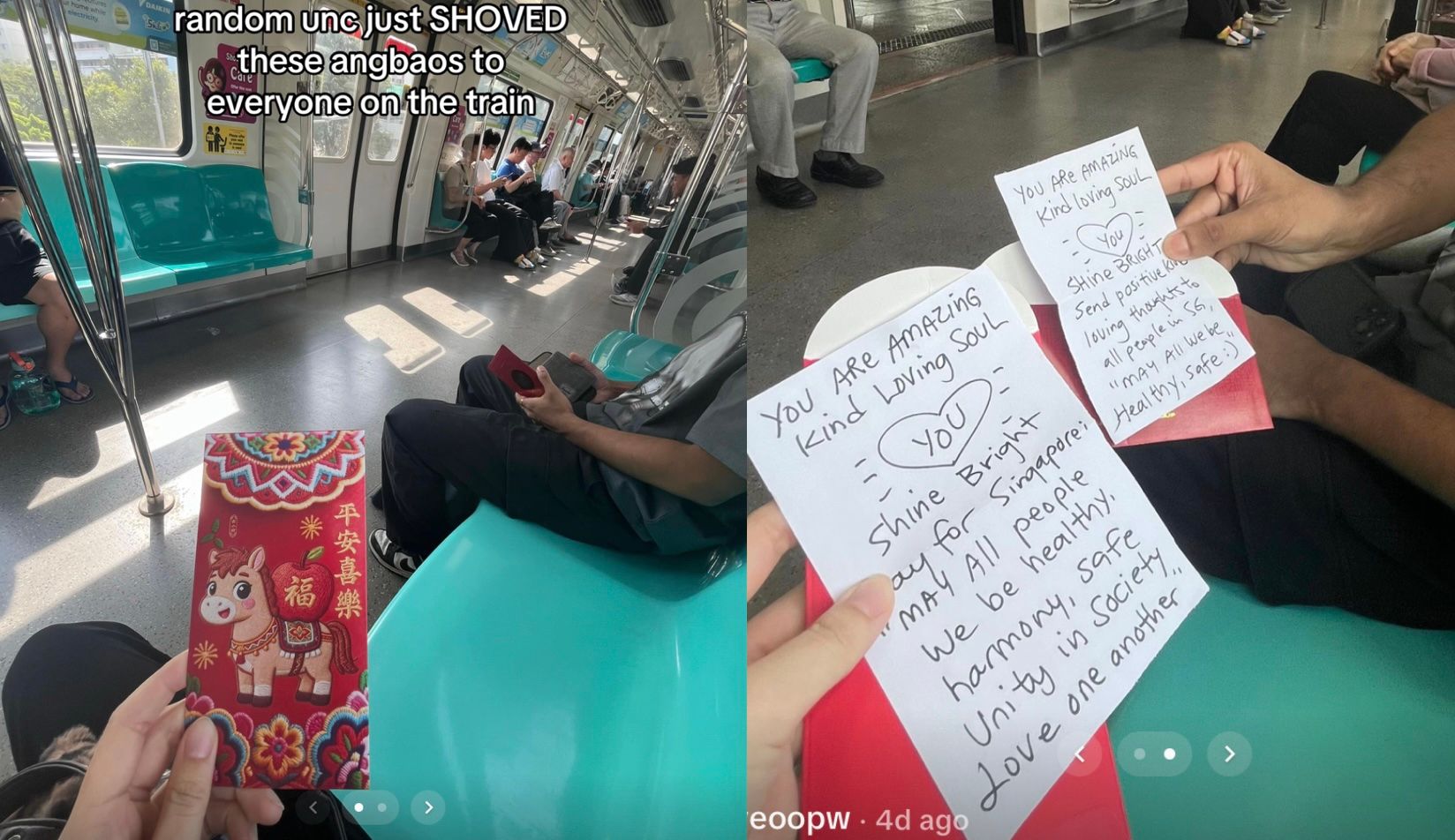 Random uncle strikes again: Man distributes uplifting messages to ...