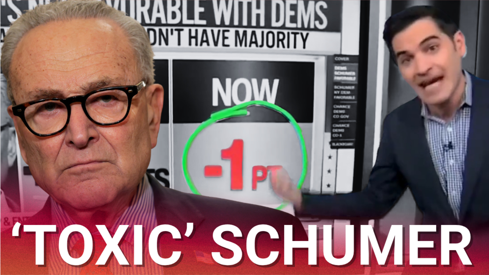 'Toxic': CNN poll brutally embarrasses Chuck Schumer as Democrats turn ...