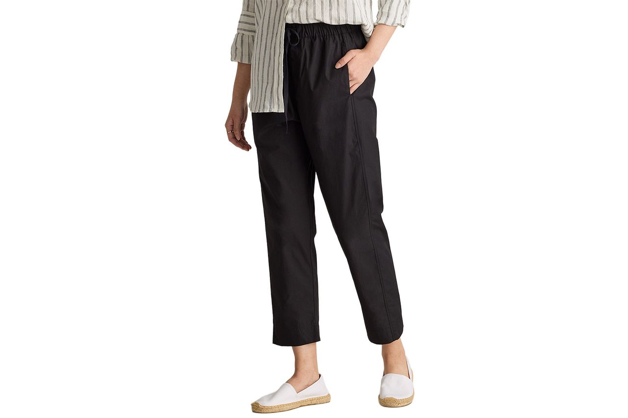 Quince 100% Organic Cotton Poplin Pull-On Pants
