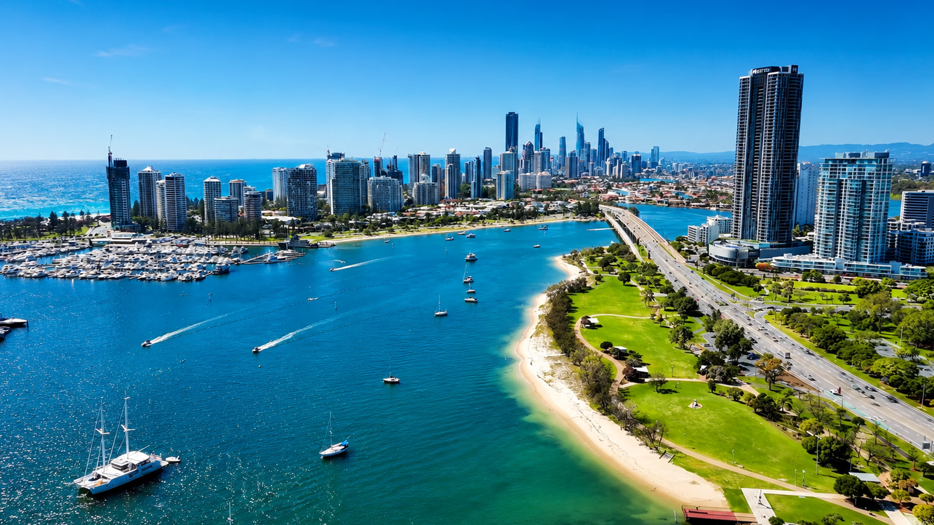 Wo Wolkenkratzer auf Australiens blaue Küste treffen