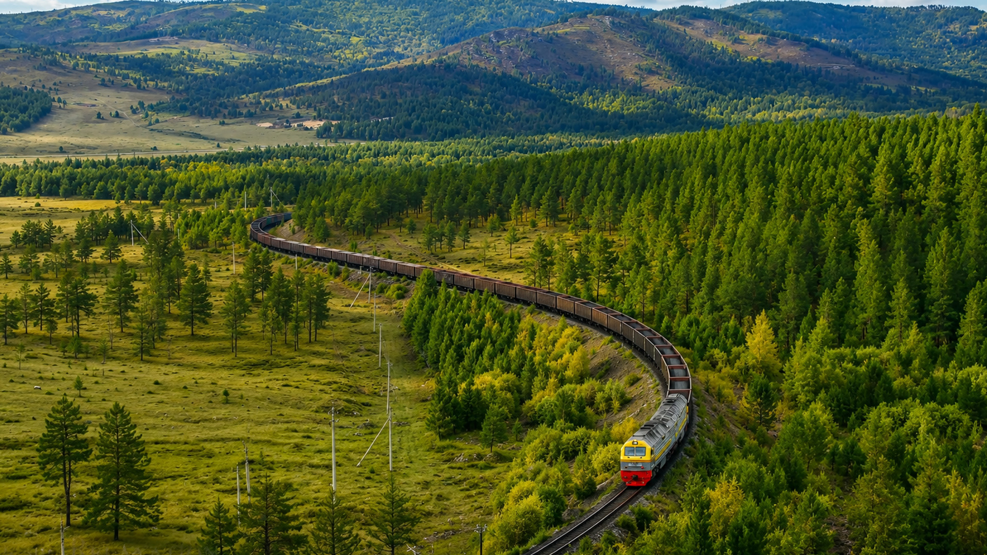 The railway that crosses Mongolia's endless wilderness