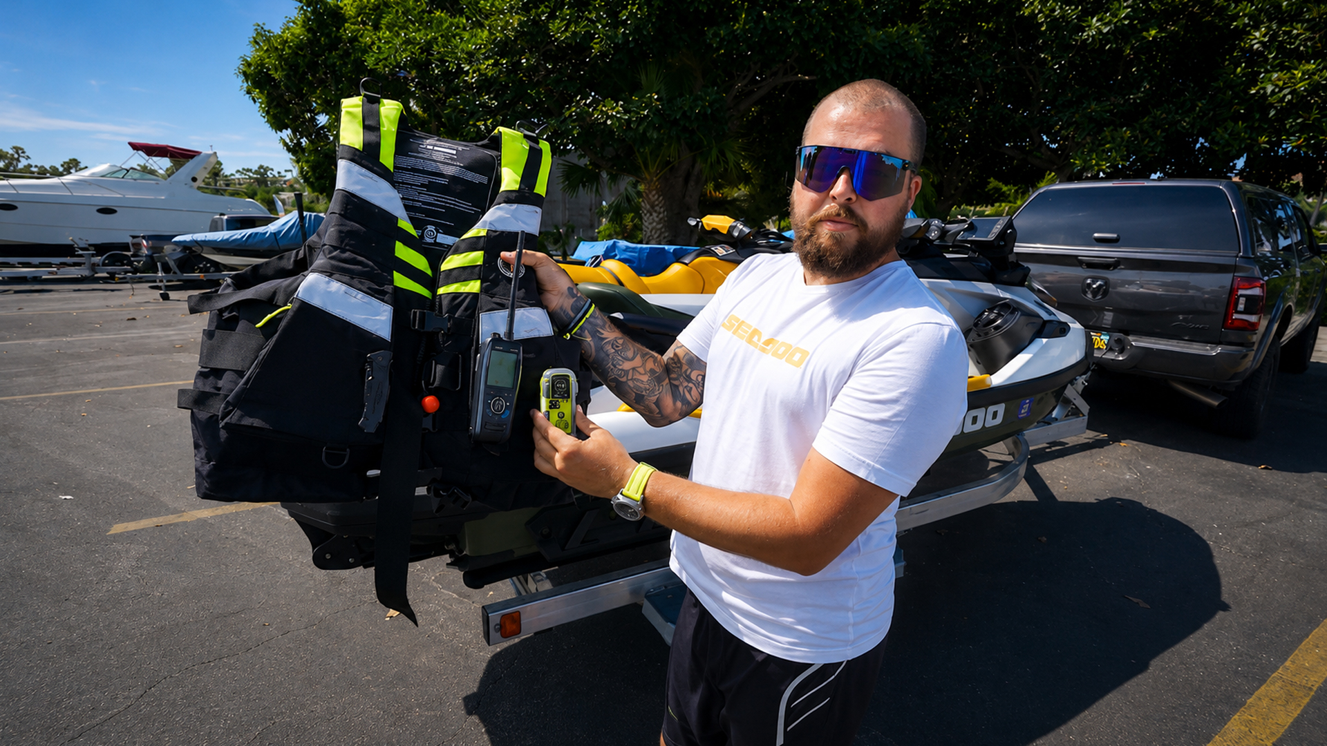 What safety gear do I carry on a jet ski?
