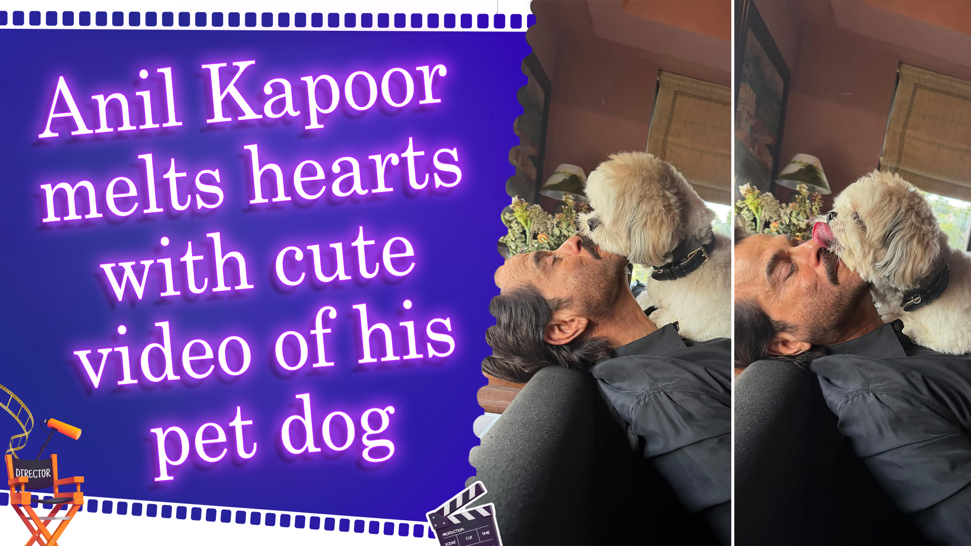 Anil Kapoor gives fans a peek into his cozy time with his four-legged ...
