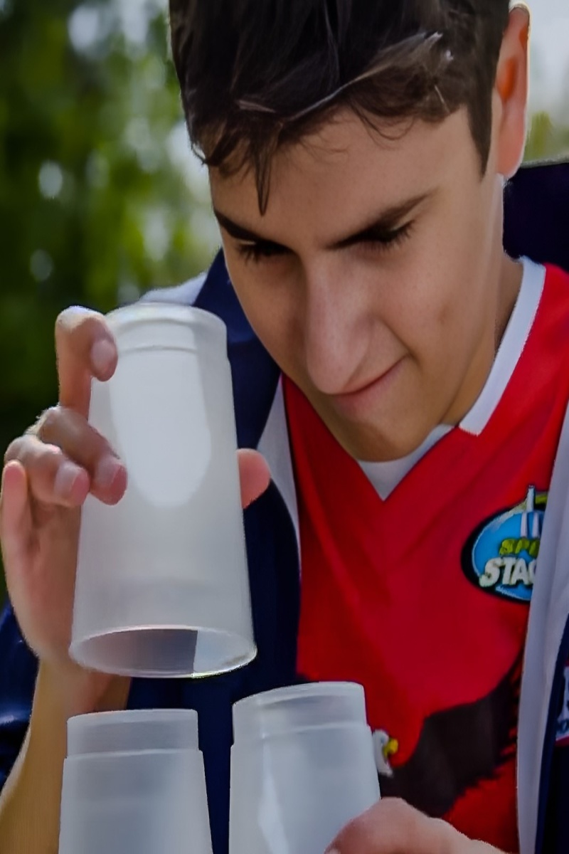 Trey Griffith, l'autisme, le cup stacking et les liens familiaux