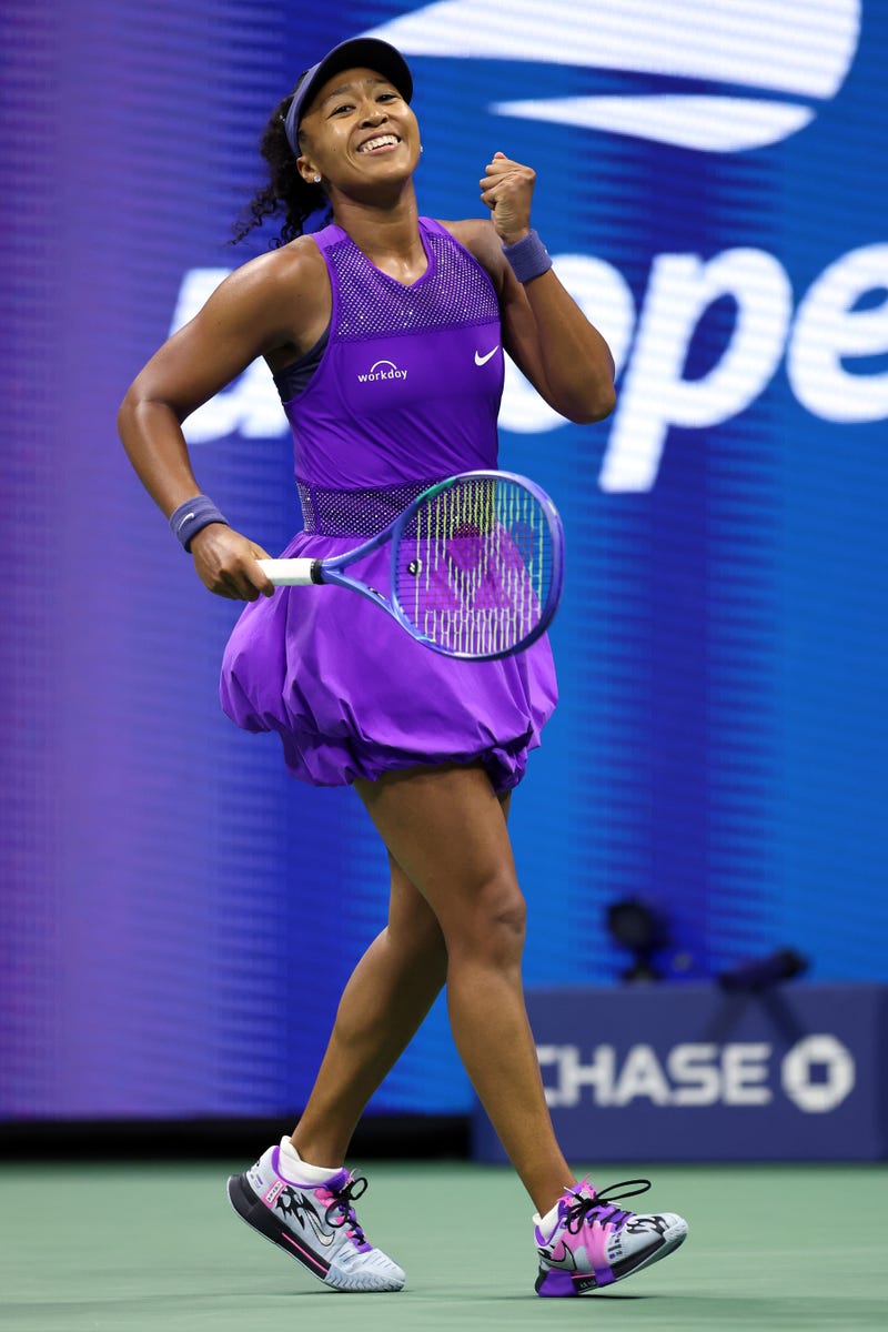 naomi osaka purple dress Naomi Osaka Makes US Open a Fashion Showcase