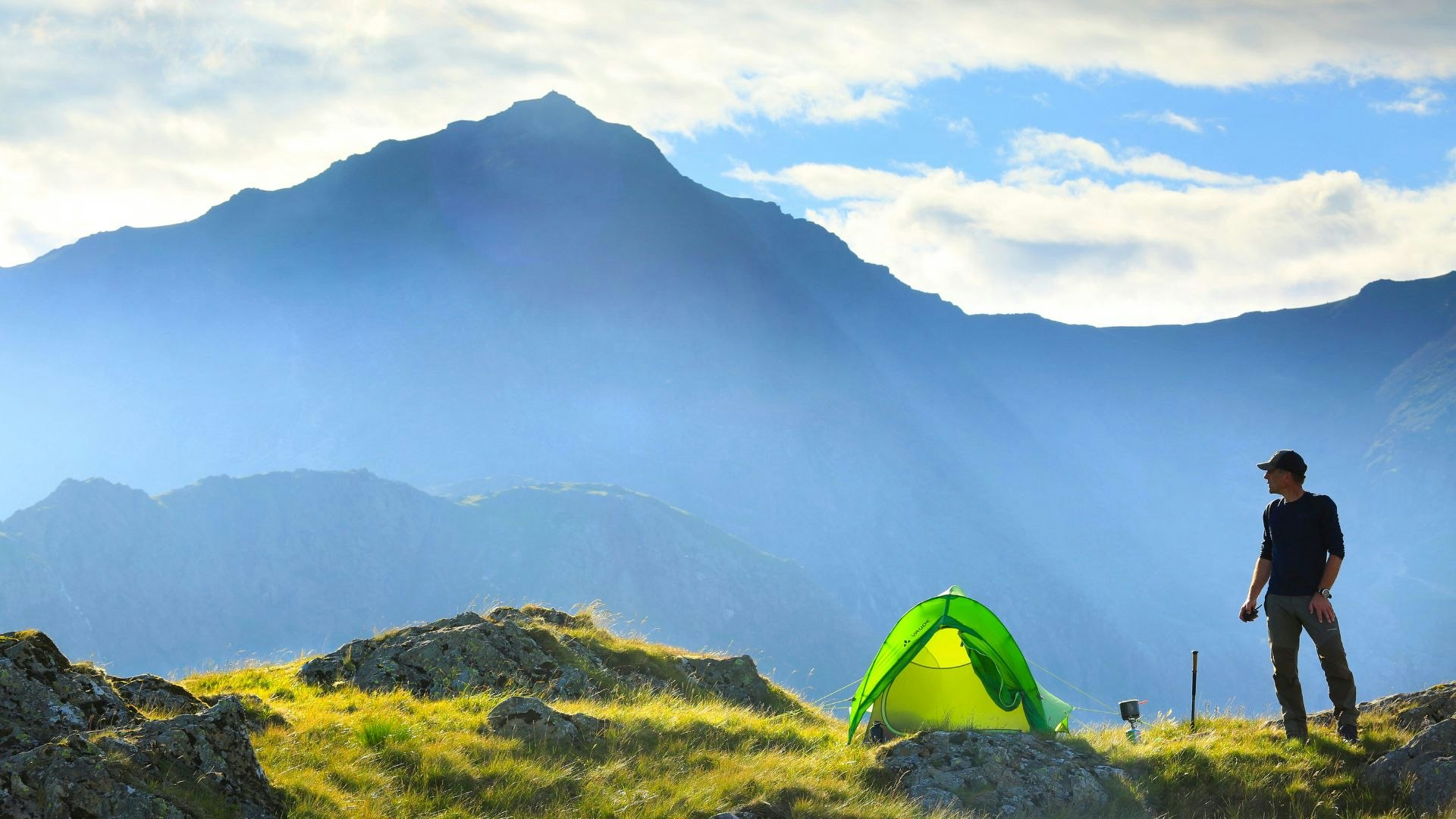 Snowdon from the eastern end of the Y Lliwedd mountains