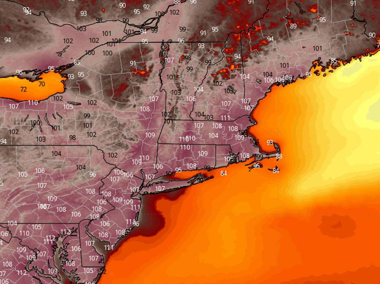 Warm with sun and clouds Tuesday in Connecticut. A dangerous heat wave ...
