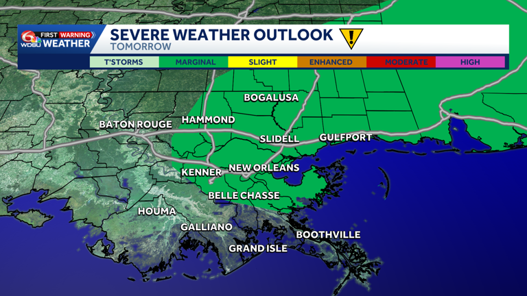 Impact day Tuesday for strong to severe storms possible