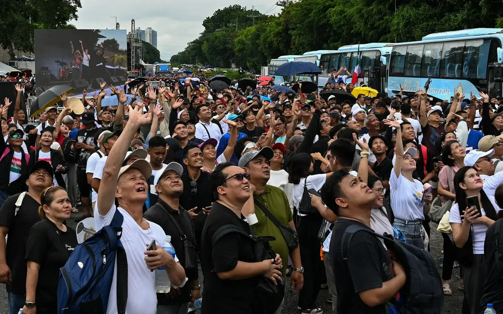 Thousands rally in Philippines over graft case against pro-Duterte senator